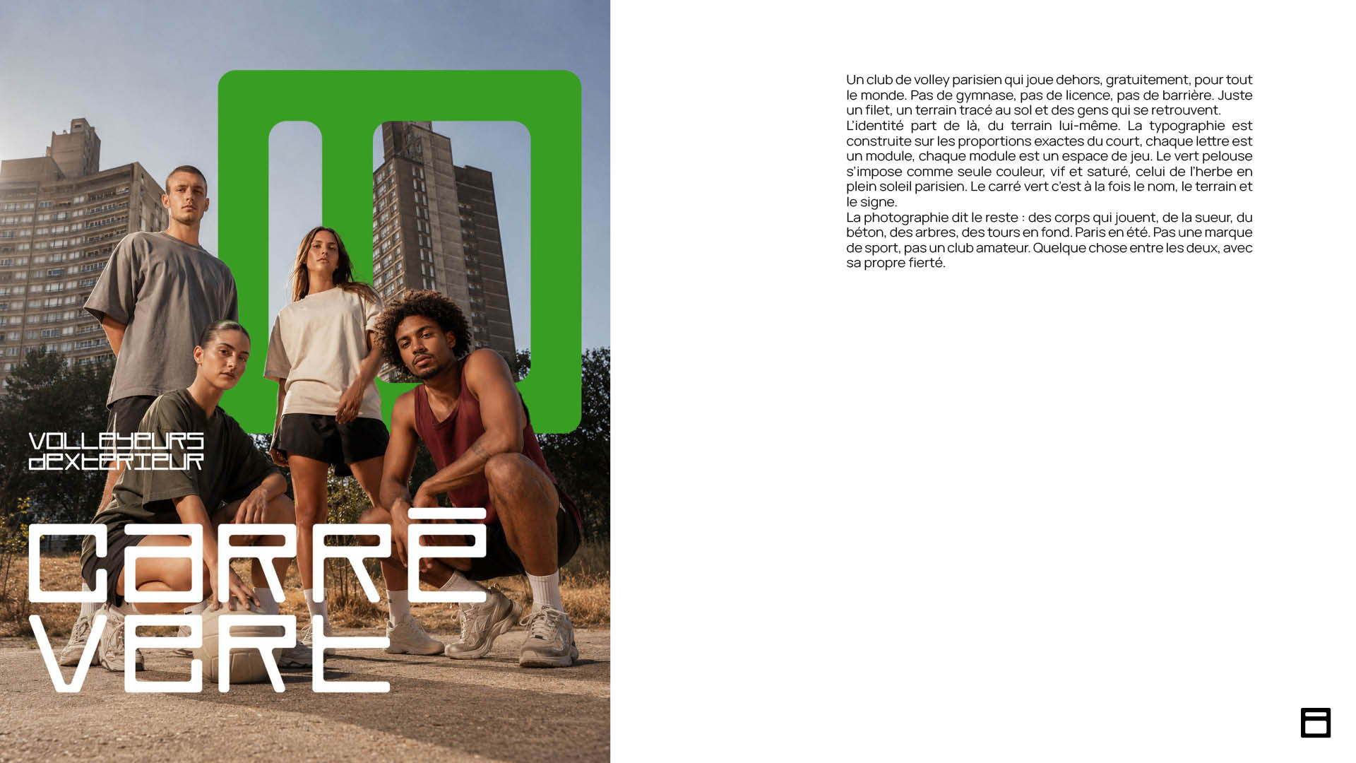 Carré vert, aperçu 2